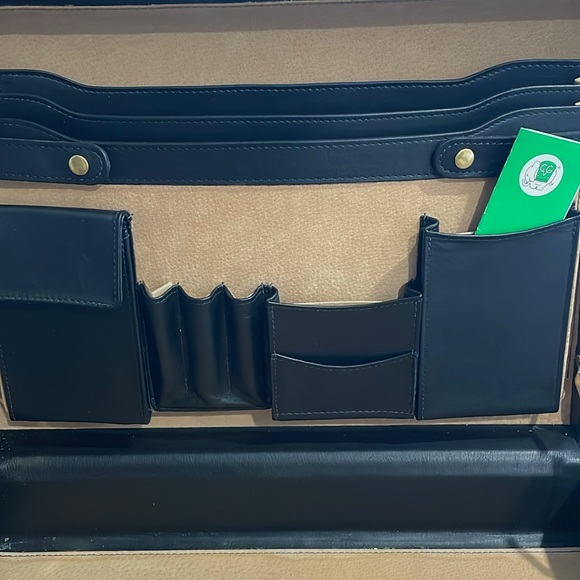 Coach Vintage Briefcase Black Leather Hardcase Original Hang Tags and Paperwork - Picture 11 of 15